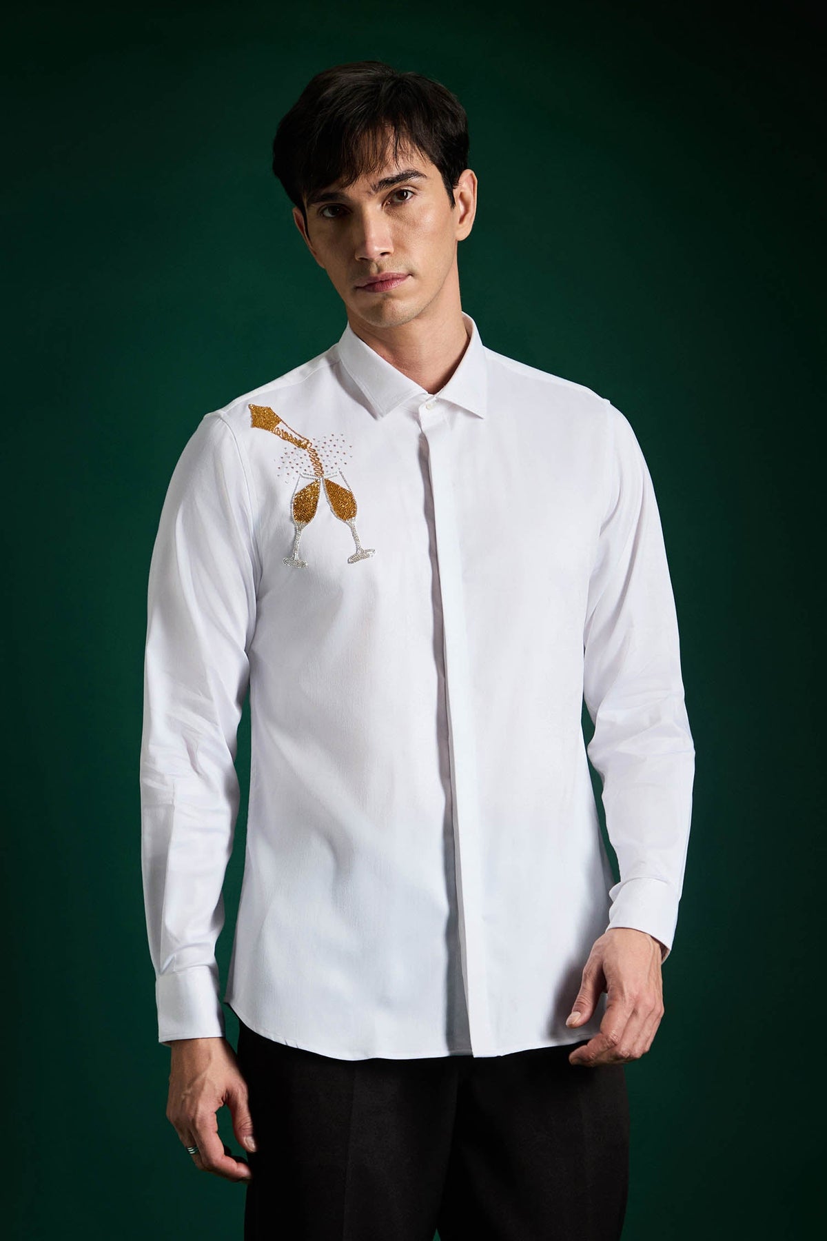 The Champagne Shirt - White