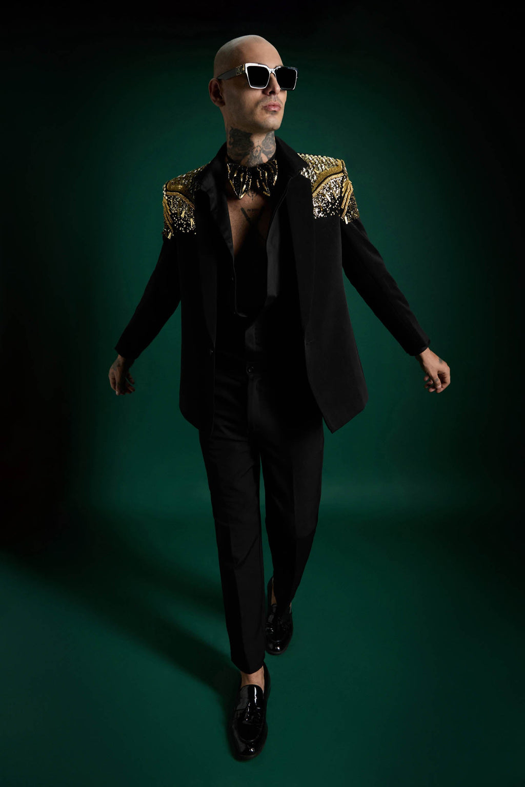 Majesty - Hand Embroidered Designer Tuxedo