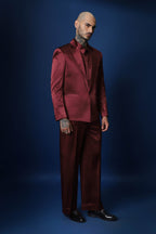 Tuxedo- Cherry Red / Relaxed Fit