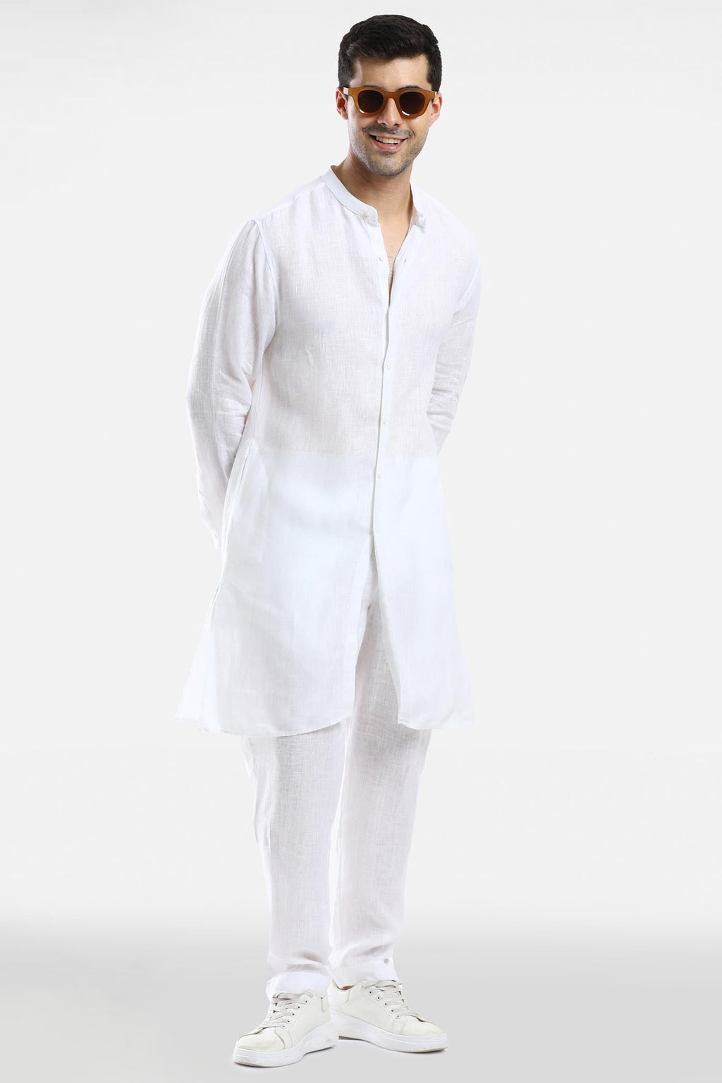 White Linen Kurta