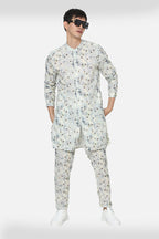 Light Green Printed Kurta Set