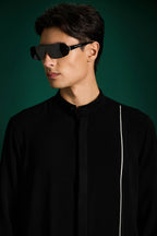 Echelon - Designer Kurta Set - Black