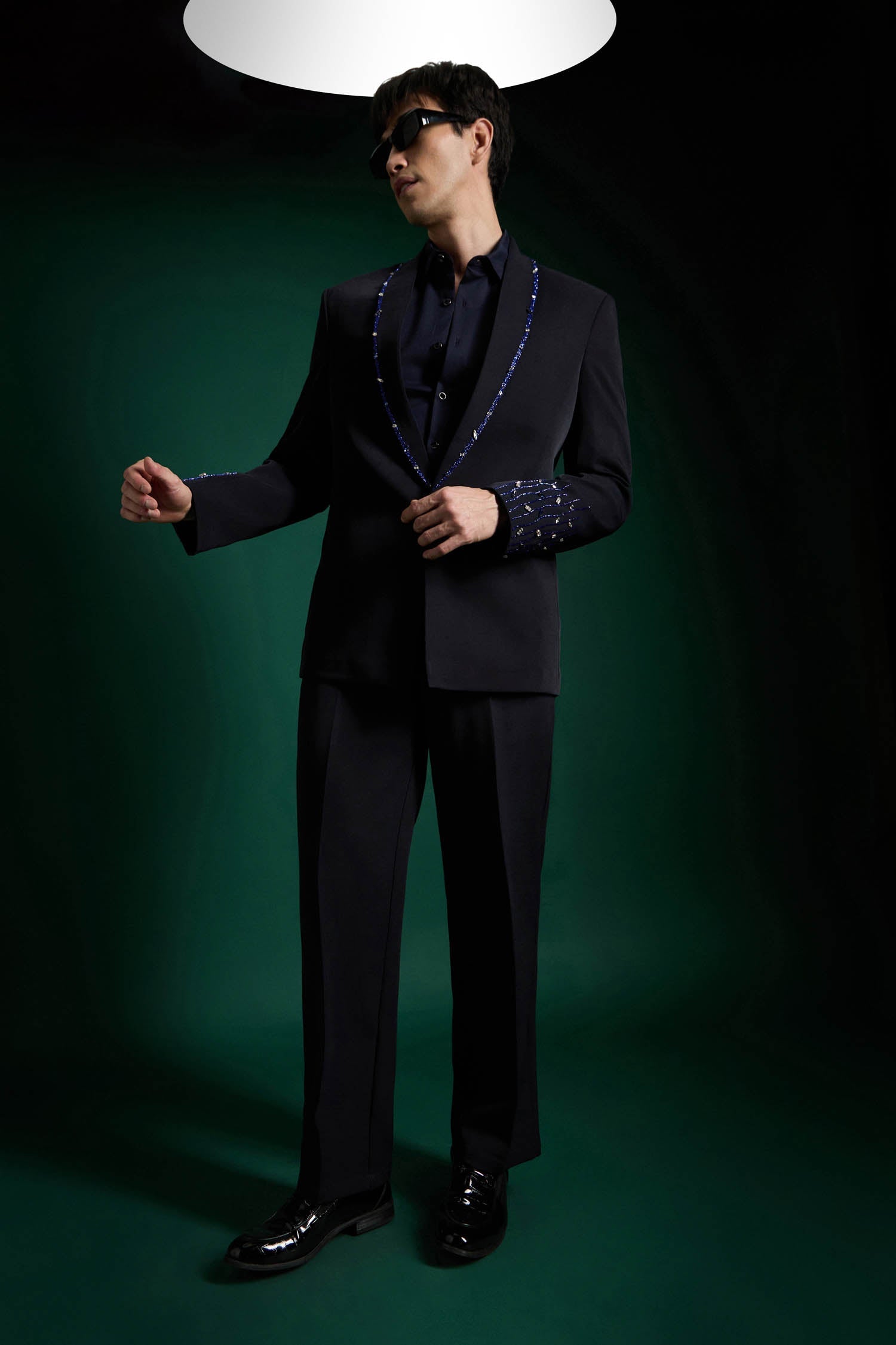 Still Crown - Hand Embroidered Designer Tuxedo