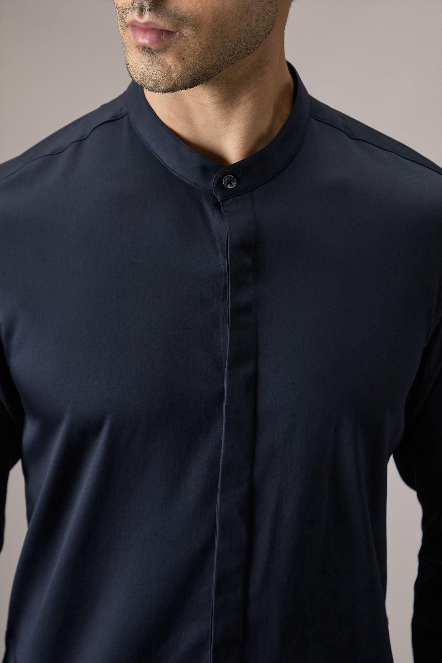 Grooms Crew - Hand Embroidered Designer Kurta - Navy