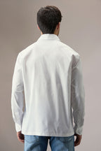 Love - Hand Embroidered Designer Shirt - White