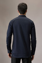 Bugs Bunny - Hand Embroidered Designer Shirt - Navy