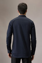 Bugs Bunny - Hand Embroidered Designer Shirt - Navy