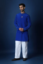 Bee Bundi Kurta - Royal Blue
