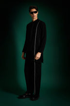 Echelon - Designer Kurta Set - Black