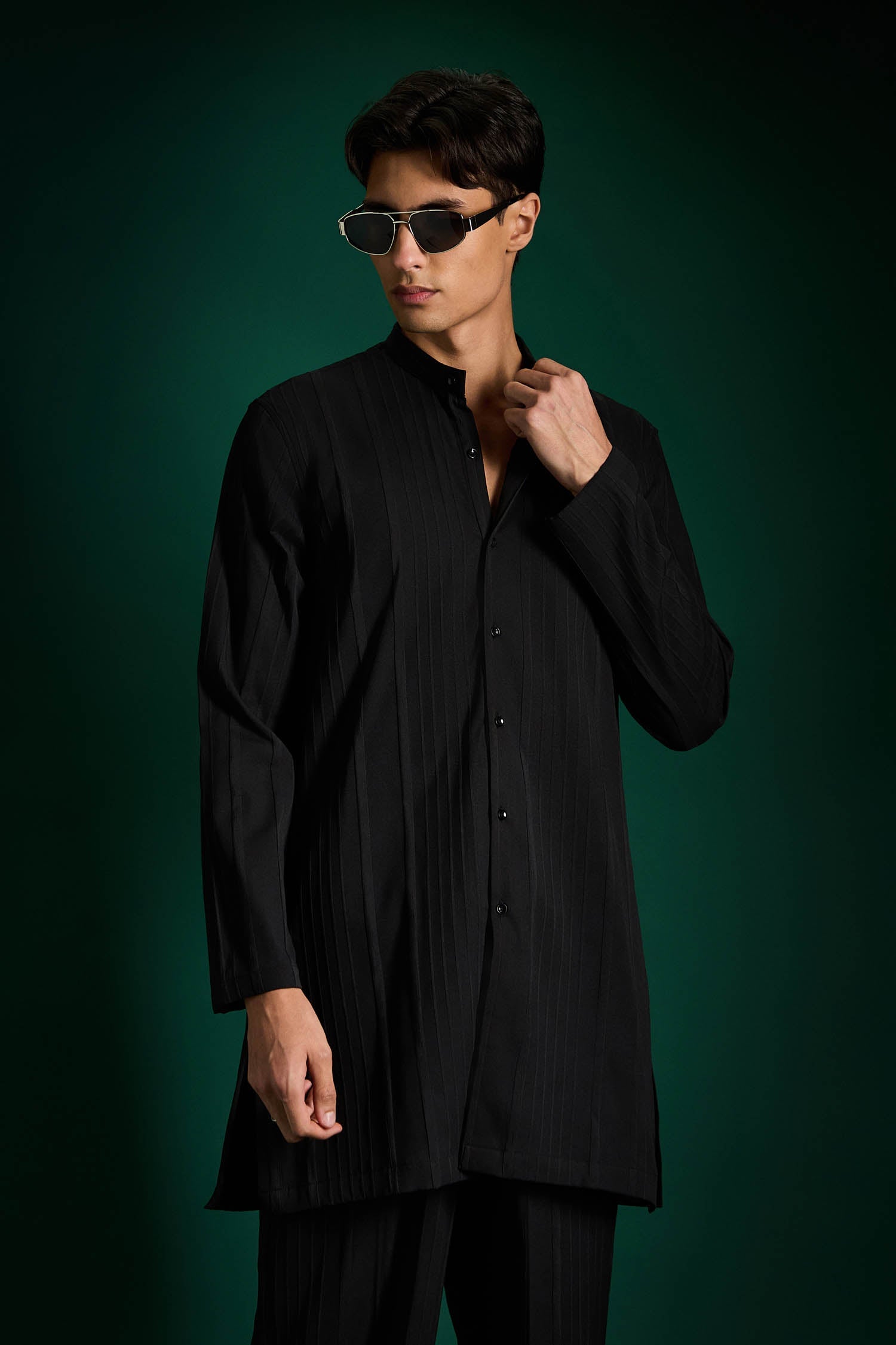Cilia Designer Kurta Set - Black
