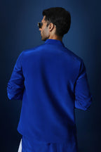 Egret Bundi Kurta - Royal Blue