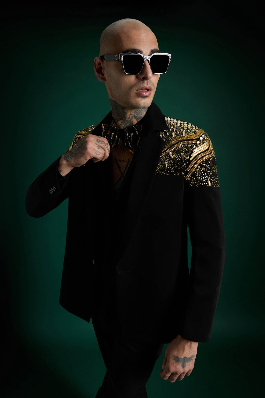 Majesty - Hand Embroidered Designer Tuxedo