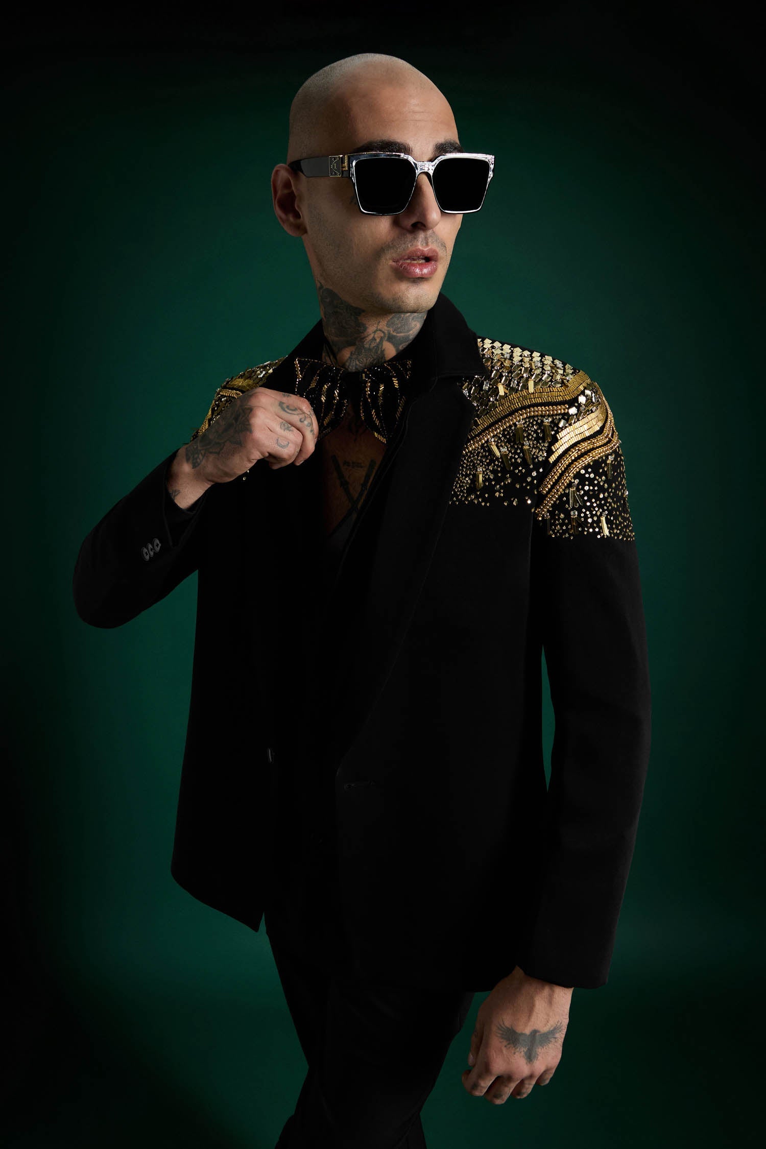 Majesty - Hand Embroidered Designer Tuxedo