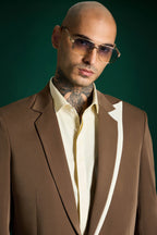 Double Lapel The Board Room Designer Blazer Set