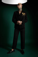 Still Crown (LION) - Hand Embroidered Designer Tuxedo