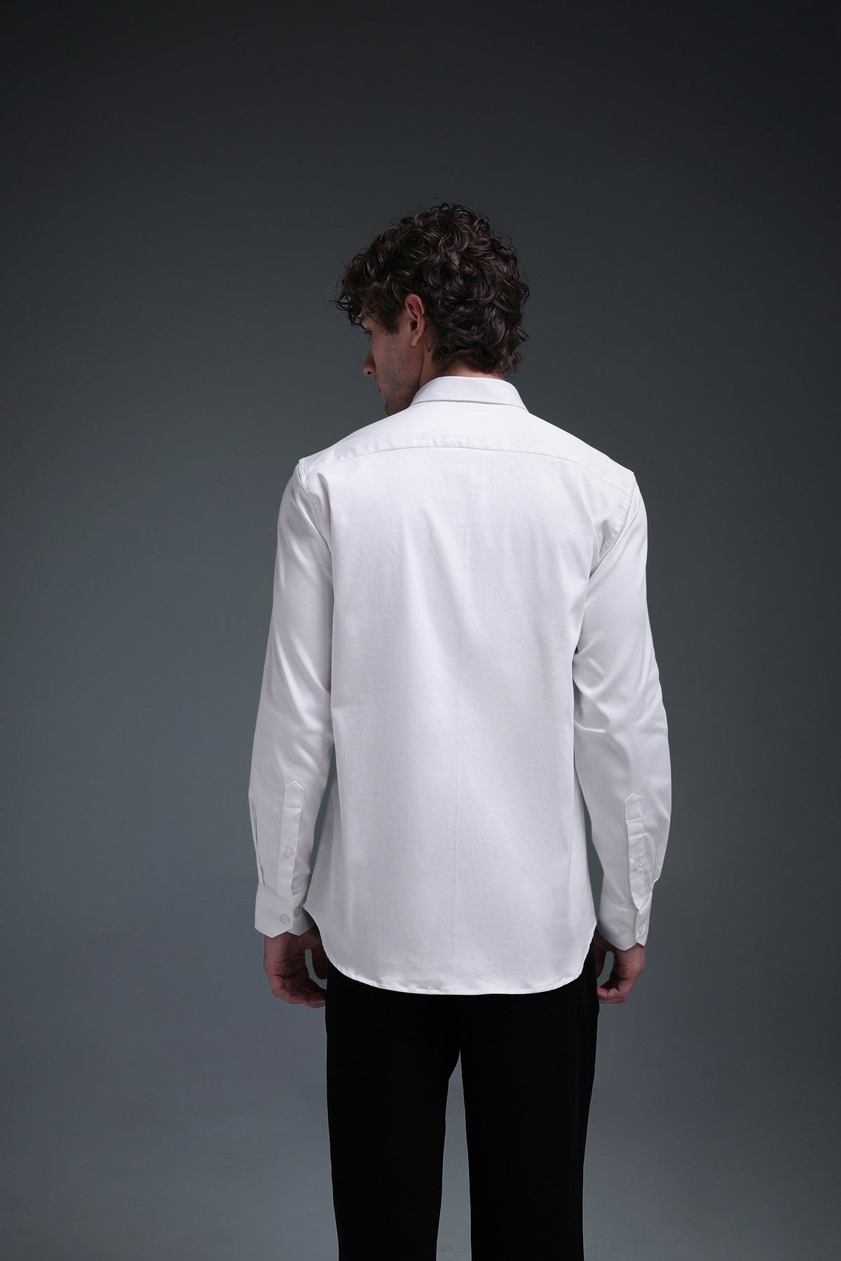 Predator(Tiger) - Hand Embroidered Designer Shirt - White