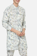 Light Green Printed Kurta Set