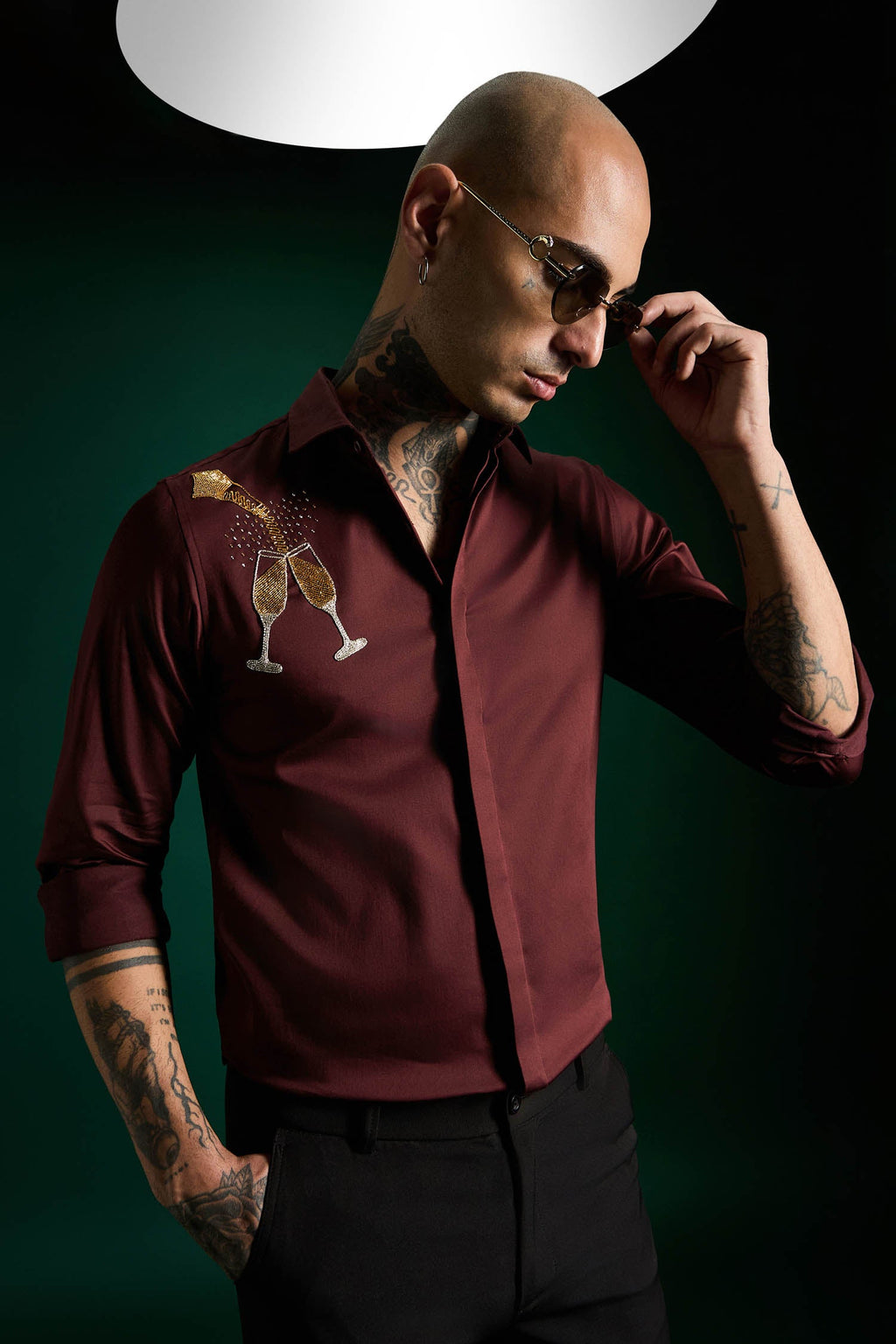 The Champagne Shirt - Wine