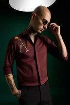 The Champagne Shirt - Wine