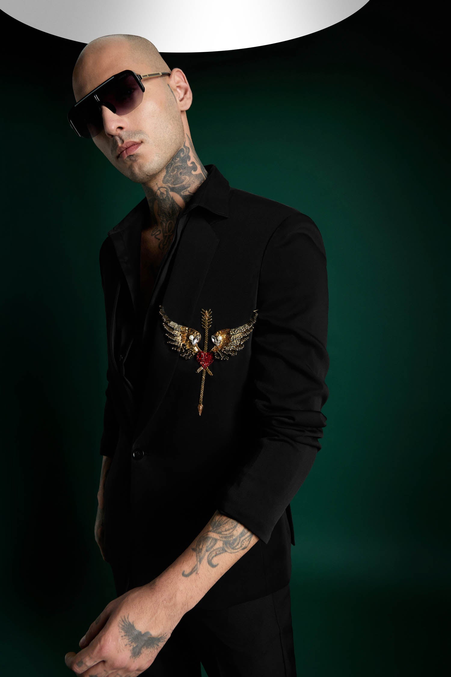 Heart Wing- Hand Embroidered Designer Tuxedo