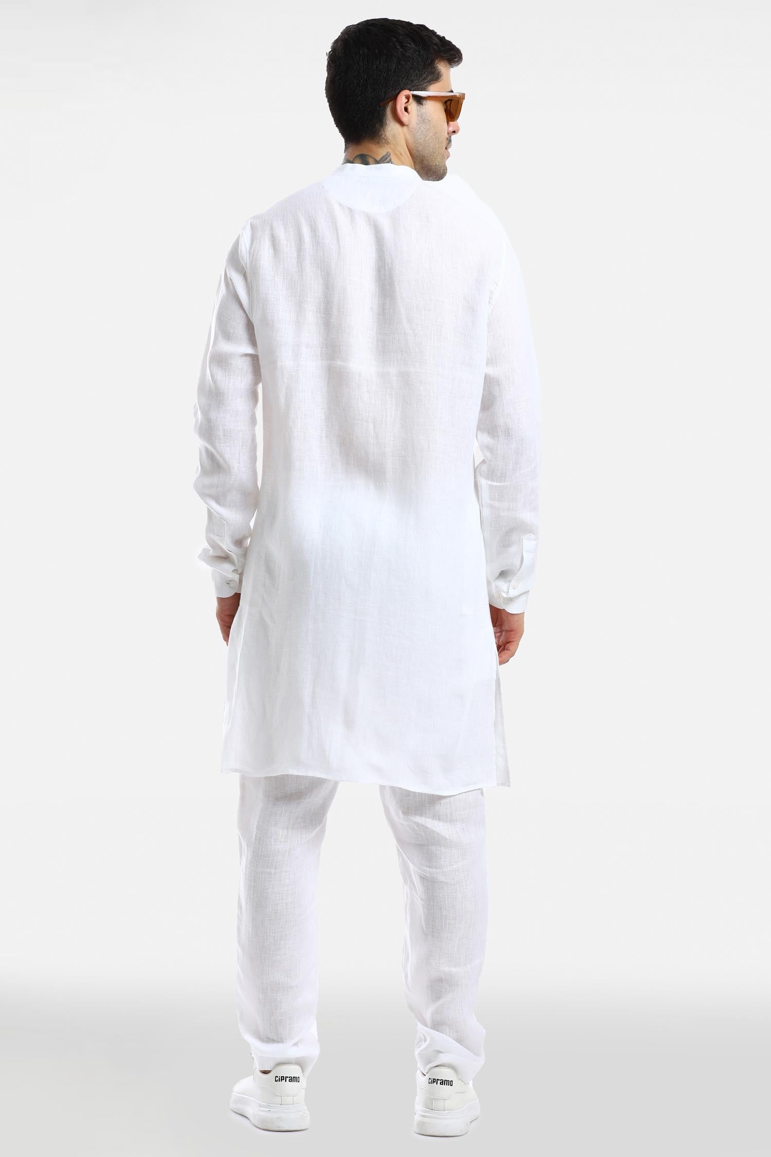 White Linen Kurta