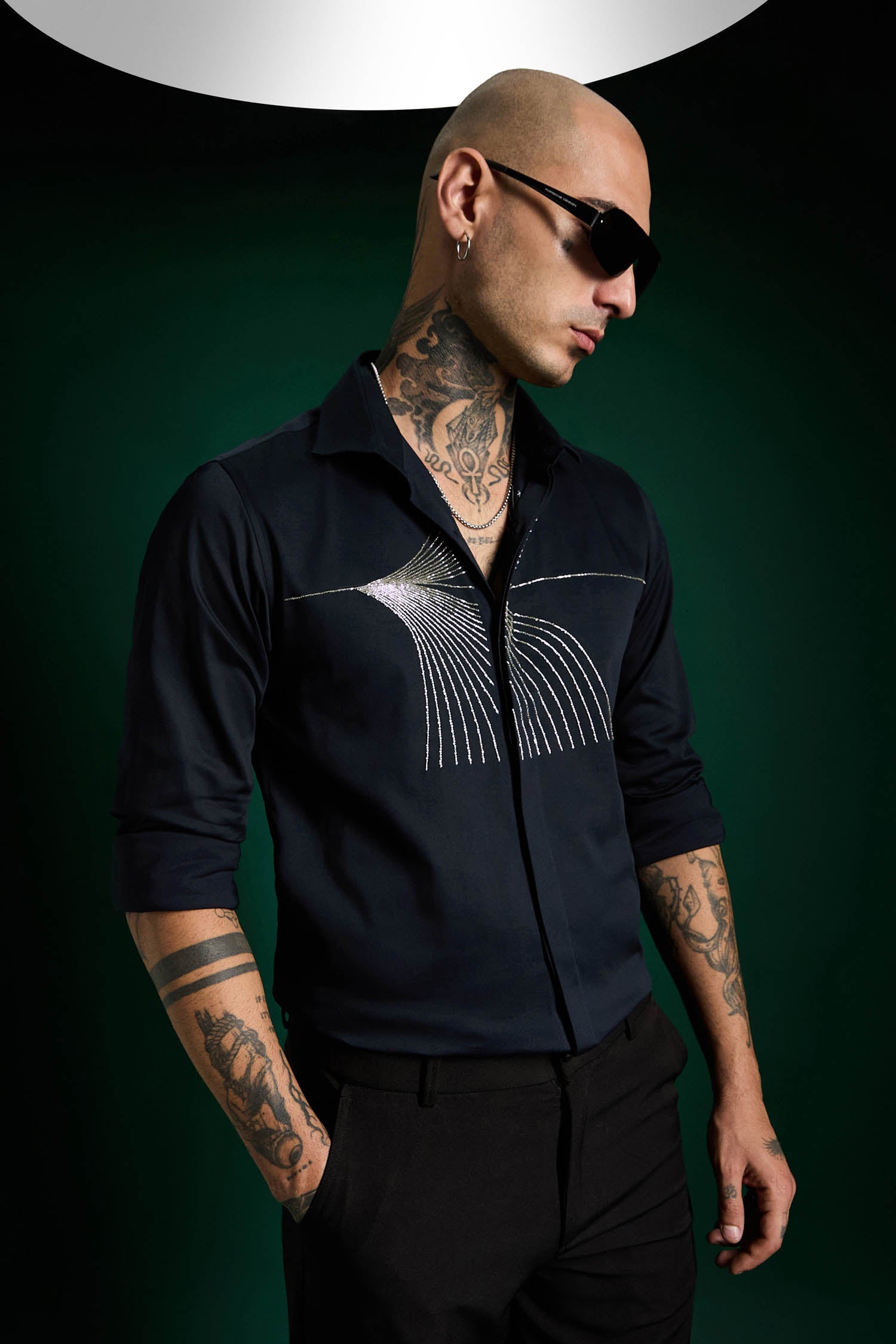 Sparkler - Hand Embroidered Designer Shirt