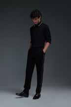 Balze(Rhine Stones) - Hand Embroidered Designer Trouser