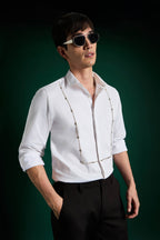 Forms- Hand Embroidered Designer Shirt