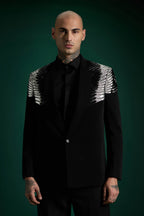 Silver Gild - Hand Embroidered Designer Tuxedo