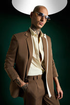 Double Lapel The Board Room Designer Blazer Set