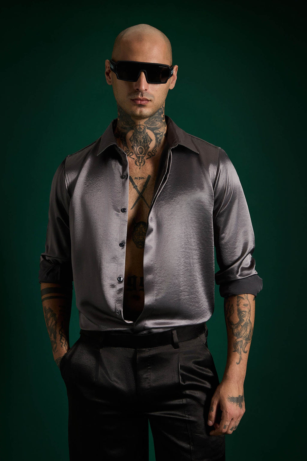 Cool Grey - Designer Shirt