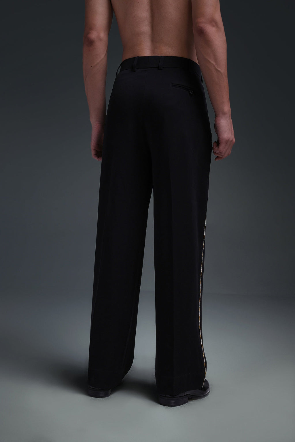 Glisten(Rhinestones) - Hand Embroidered Designer Trouser