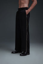 Glisten(Rhinestones) - Hand Embroidered Designer Trouser