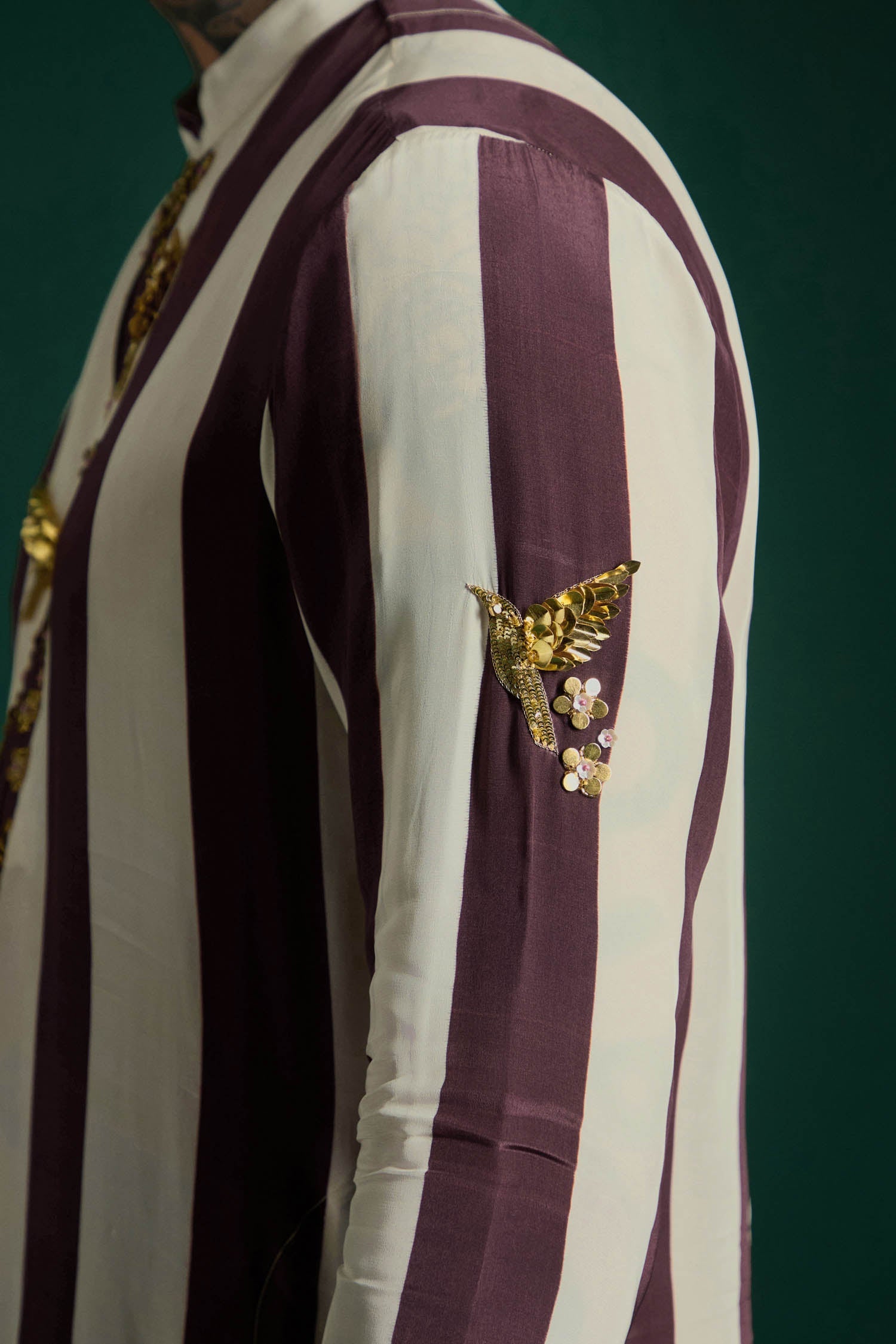 Crest- Hand Embroidered Designer Kurta