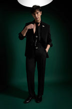 Kiss(Lips) - Hand Embroidered Designer Tuxedo