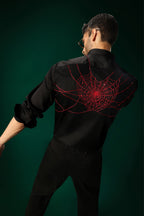 Cobweb(Spider) - Hand Embroidered Designer Shirt