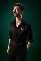 Crab - Hand Embroidered Designer Shirt