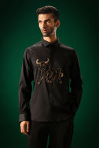 Gini(Bull) - Hand Embroidered Designer Shirt