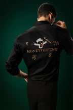 Moneyfesting - Hand Embroidered Designer Shirt