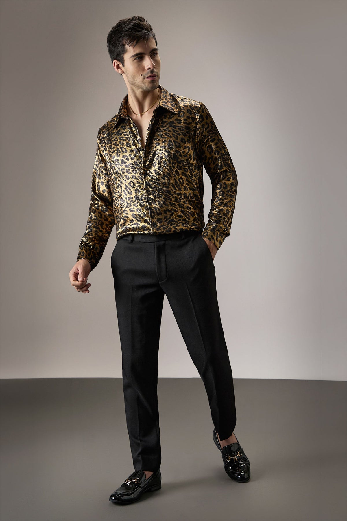 Leopard/Animal Print - Handcrafted Designer Shirt