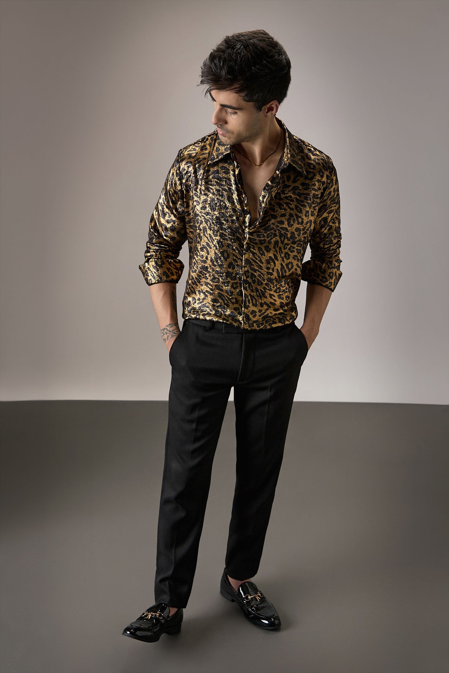 Leopard/animal Print - Handcrafted Designer Shirt