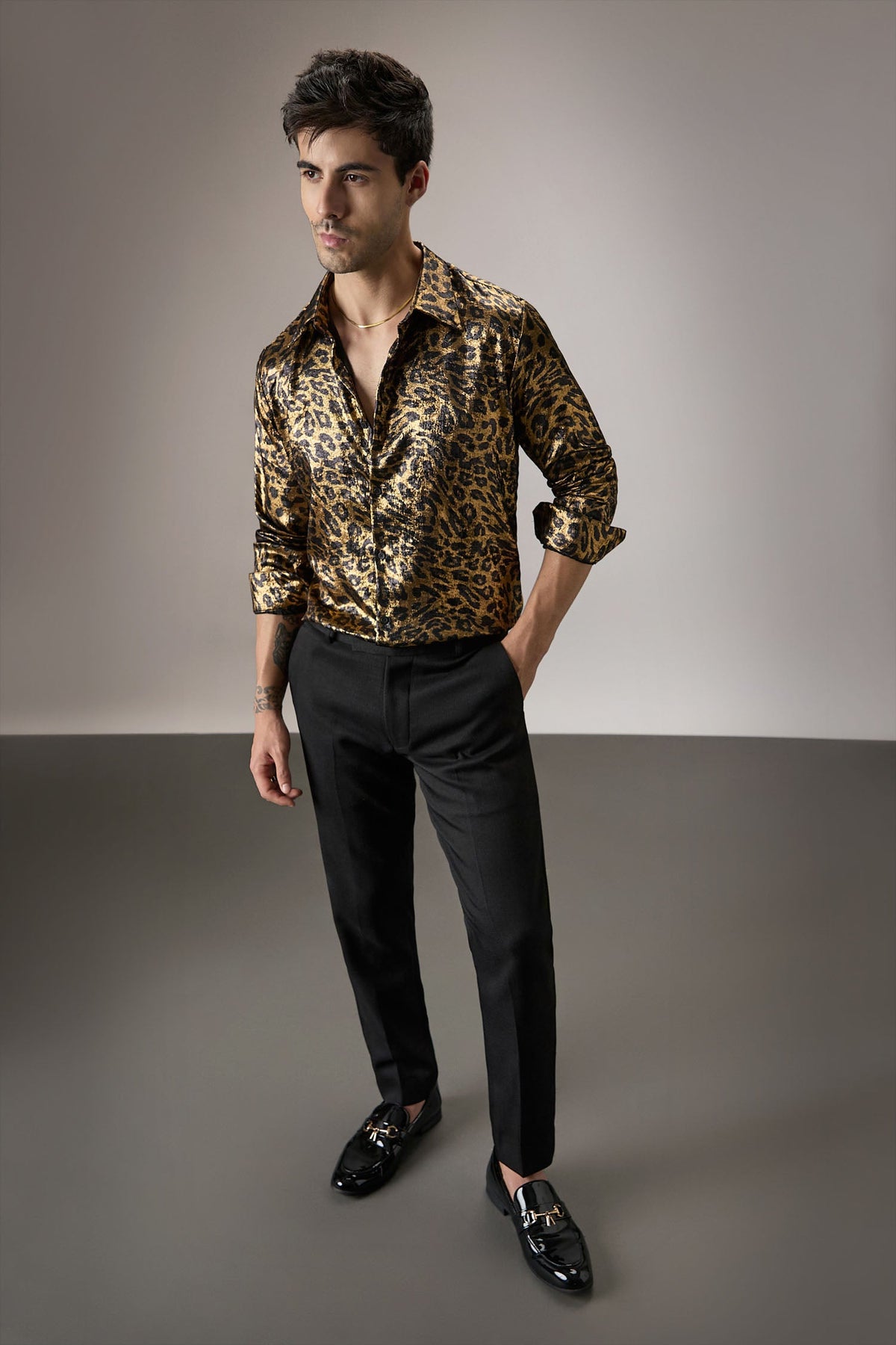 Leopard/Animal Print - Handcrafted Designer Shirt