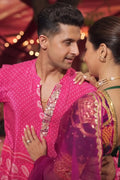 Pink Rai Bandhani Kurta - Pink