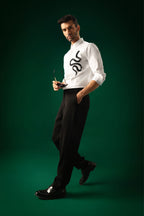 Slither(Snake) - Hand Embroidered Designer Shirt
