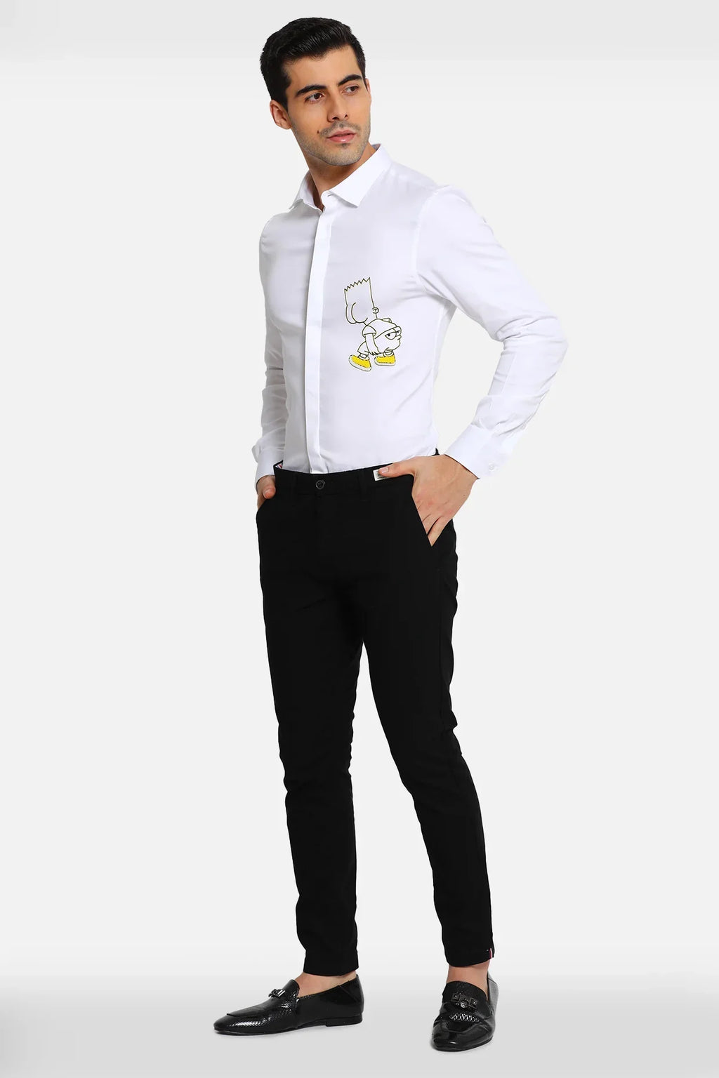 The Puzzled Simpson - White