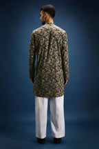 Noir print kurta - Black