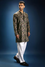 Noir print kurta - Black