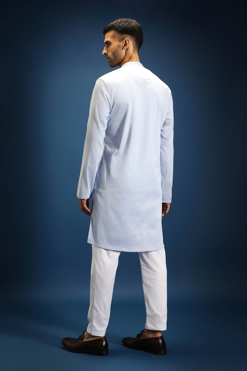 Rhythm Kurta - Powder Blue