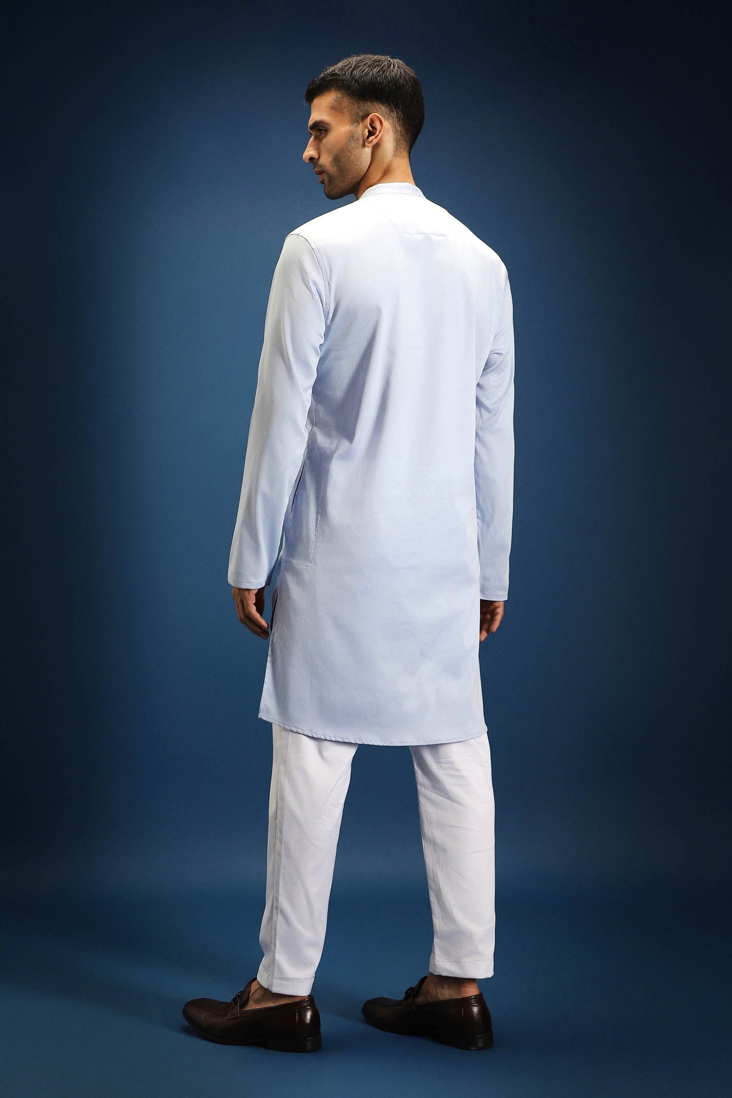Rhythm Kurta - Powder Blue