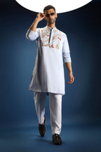 Rhythm Kurta - Powder Blue